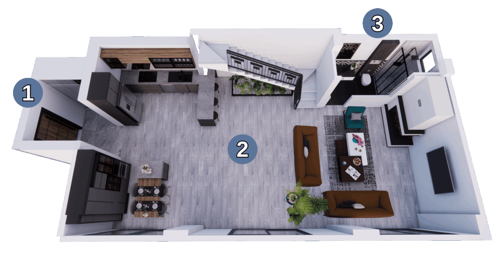 Müstakil Villa Bahçe Katı