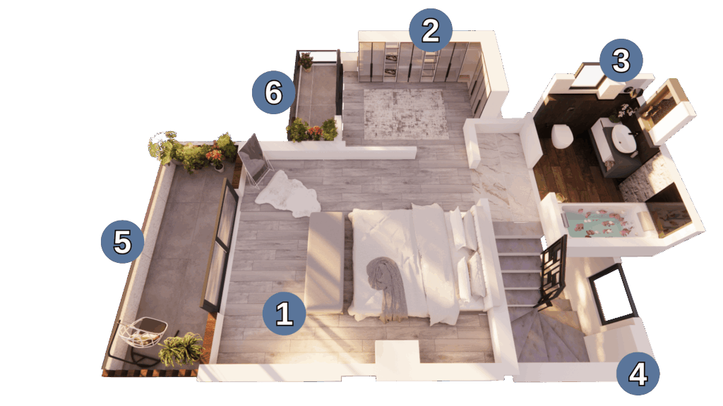 İkiz Villa Üst Kat